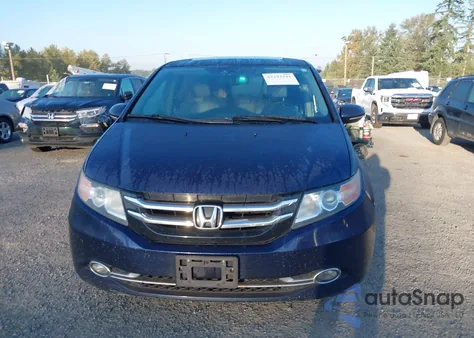 2014 Honda Odyssey Touring/Touring Elite из США, поврежденный, VIN 5FNRL5H95EB055096